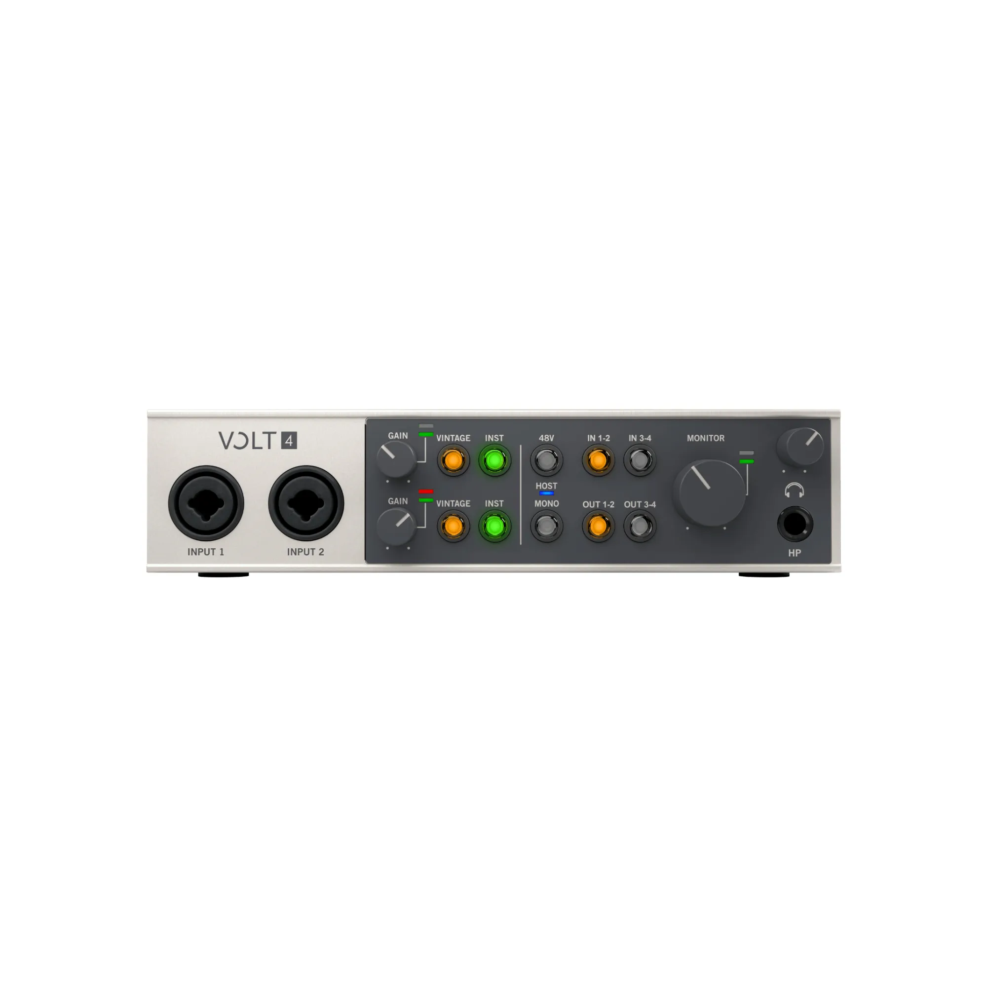 UAD Volt 4 USB sound card with Vintage Mic Preamp function