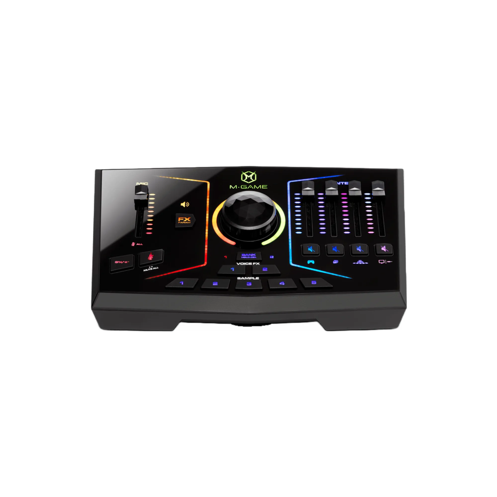M-Audio M-Game RGB Dual USB sound card/mixer with RGB LED lighting