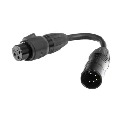 Καλώδιο Accu-Cable DMX 3-pin θηλυκό σε 5-pin αρσενικό