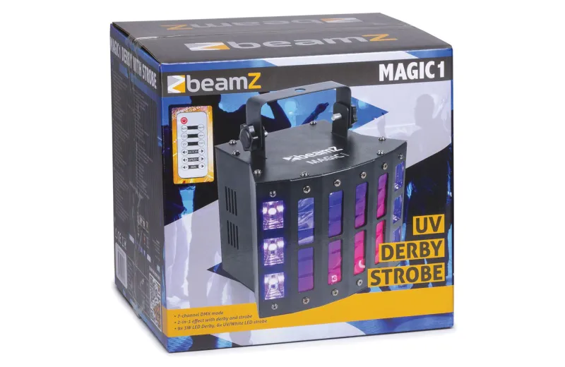 BEAMZ Magic1 Derby with strobe