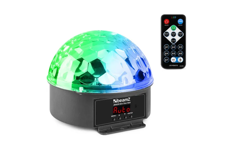 BEAMZ JB90R Mini Star Ball DMX LED 9 Colours