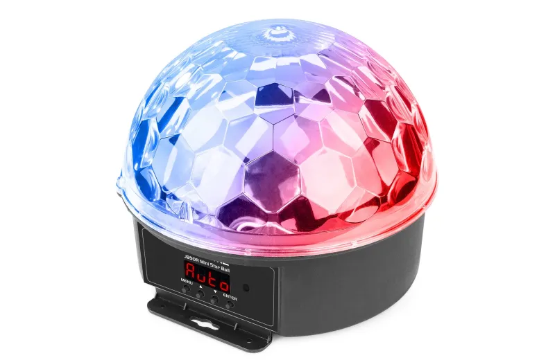 BEAMZ JB90R Mini Star Ball DMX LED 9 Colours