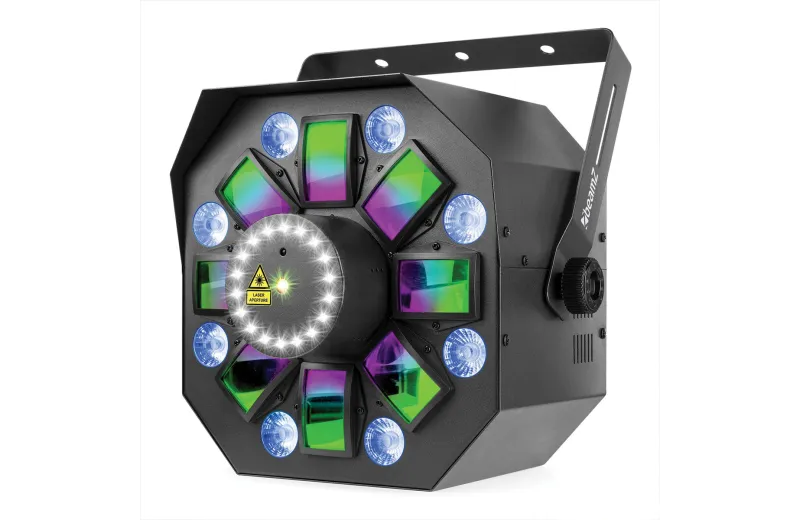BEAMZ MULTIBOX LED Light Effect 4-in-1 LED light με Lasers, Strobe, PAR και Derby, IRC, DMX