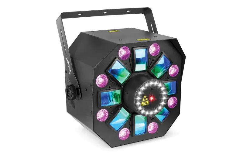 BEAMZ MULTIBOX LED Light Effect 4-in-1 LED light με Lasers, Strobe, PAR και Derby, IRC, DMX