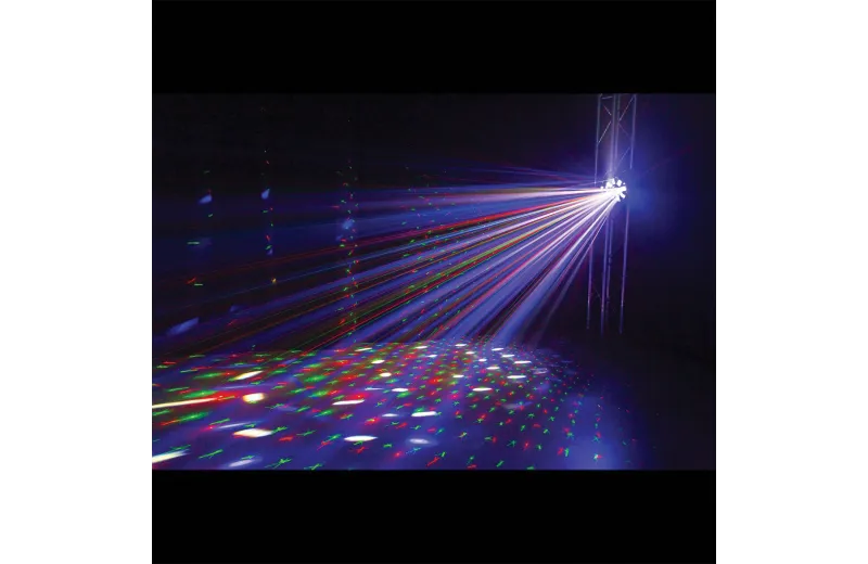 BEAMZ MULTIBOX LED Light Effect 4-in-1 LED light με Lasers, Strobe, PAR και Derby, IRC, DMX