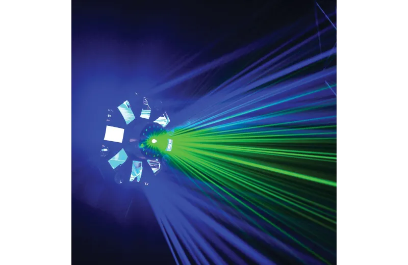BEAMZ MULTIBOX LED Light Effect 4-in-1 LED light με Lasers, Strobe, PAR και Derby, IRC, DMX