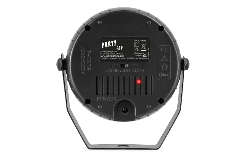 BEAMZ PLP12 Battery PartyStrobe 6x 1W White