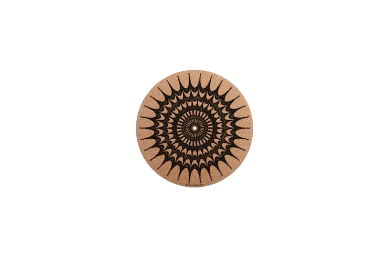 Simply Analog Cork Turntable Platter Mat (Iris Printed)