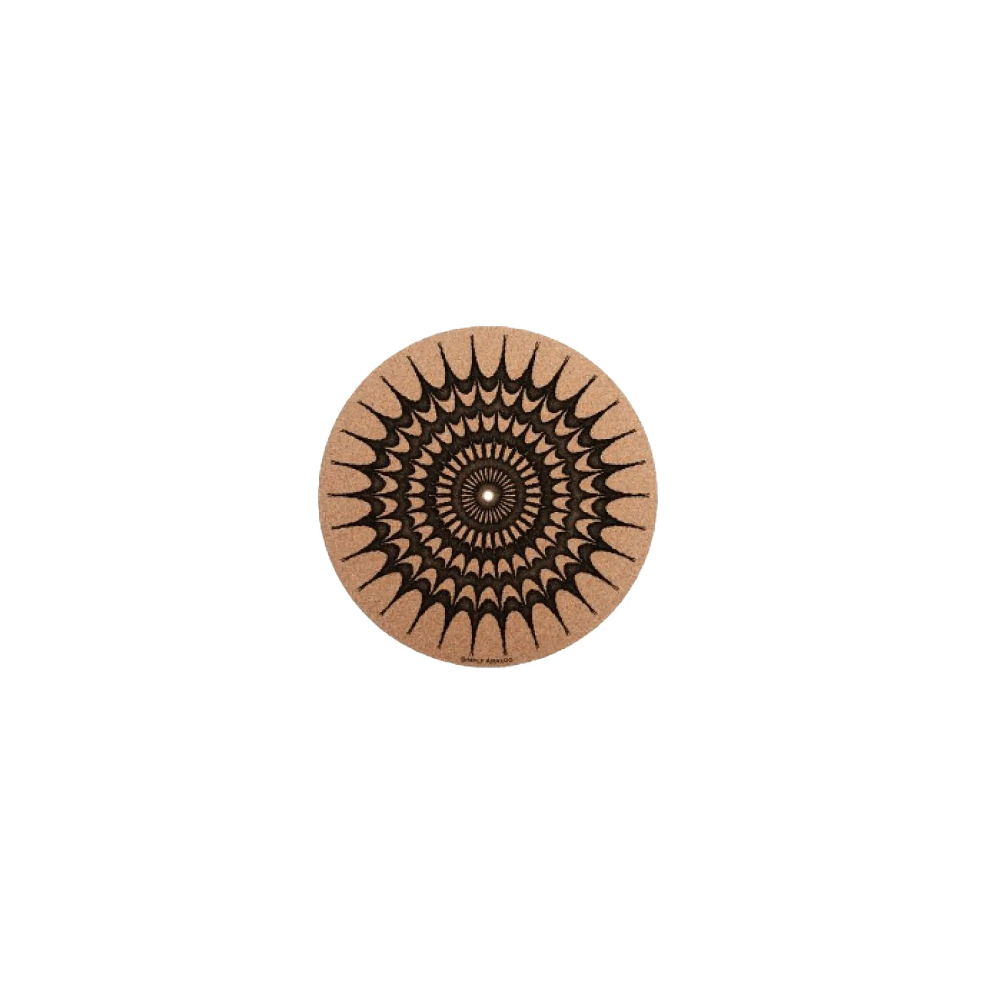 Simply Analog Cork Turntable Platter Mat (Iris Printed)