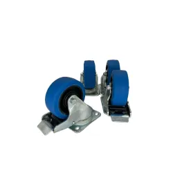 Optional Casters for the flightcase Metro Audio Systems LA300S (Set of 4 Pieces)