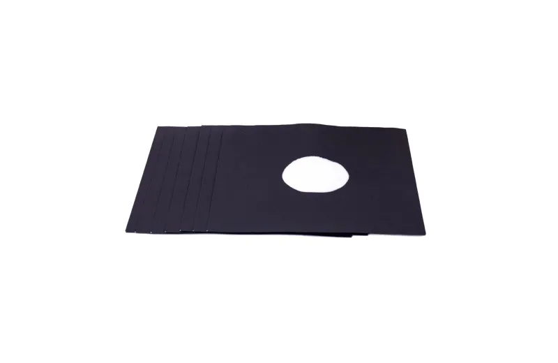 Simply Analog Χάρτινες Αντιστατικές Εσωτερικές Θήκες Προστασίας Δίσκων 12" - Μαύρο