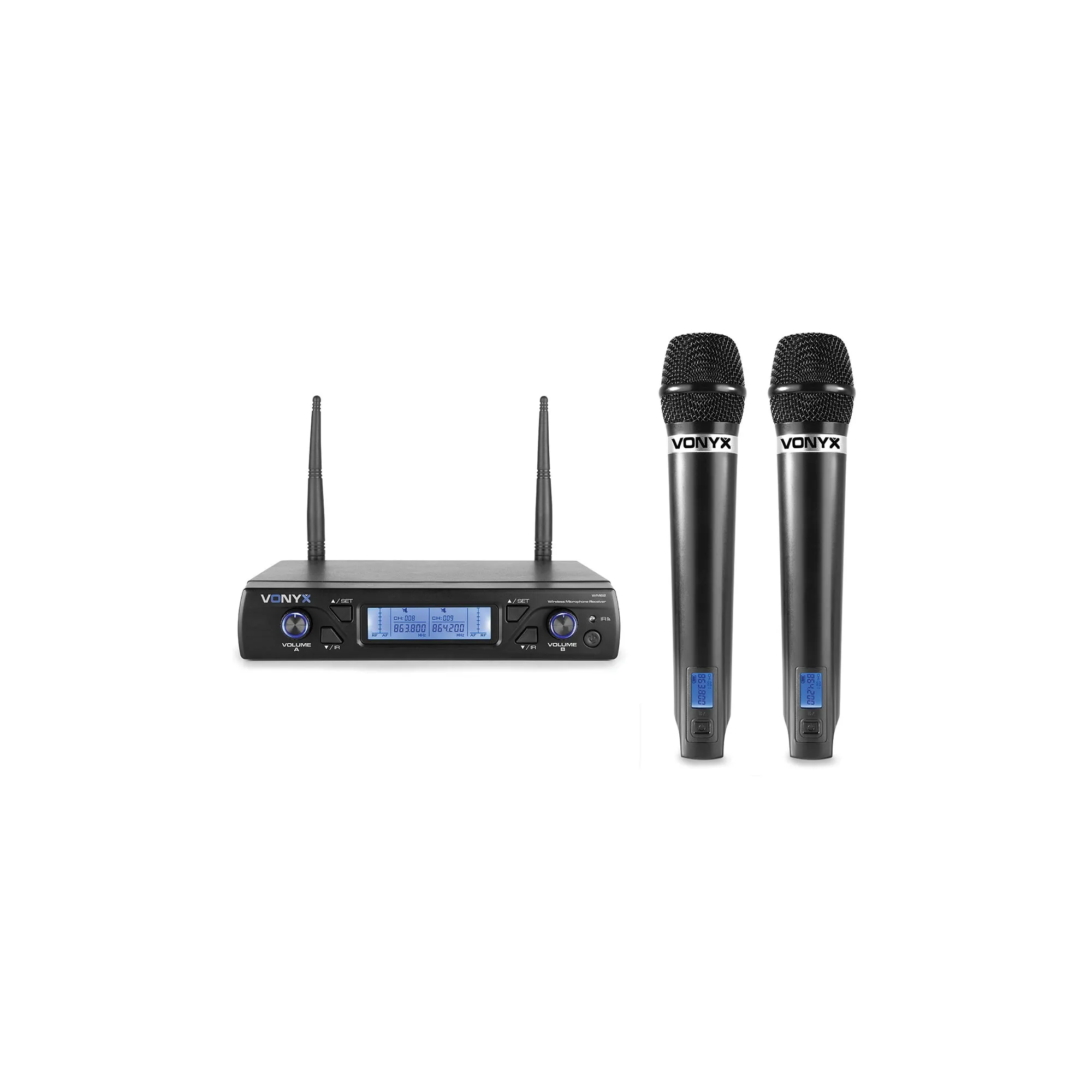Vonyx WM62 Wireless Handheld Microphone System