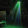 BEAMZ Terminator IV LED Double Moon with laser and strobe