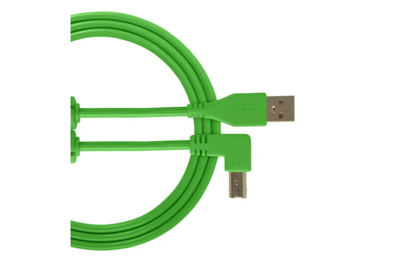 UDG U95006GR Ultimate Audio Cable USB 2.0 A-B Green Angled 3m