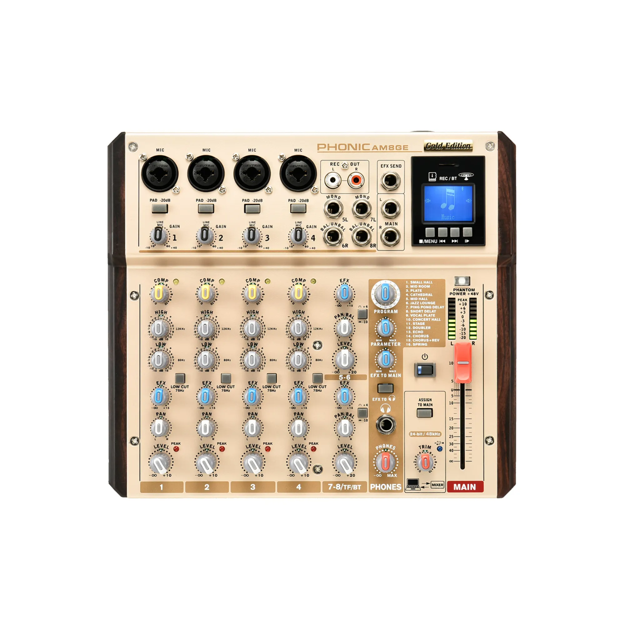 Phonic AM 8GE Analogue Sound Console