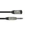 Onsei ON-I32810 Audio Cable 3-pin XLR Male to 6.3 Jack Mono 1m