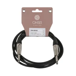 Onsei ON-I8020 Audio Cable 6.3mm Jack Mono - 6.3mm Jack Mono 2m