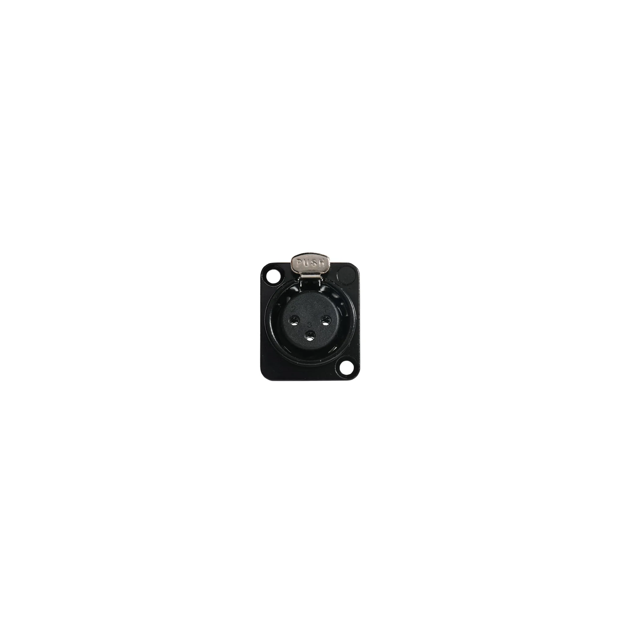Onsei ON-C31 Βύσμα σασί 3-pin XLR Θηλυκό - Χρώμα Μαύρο