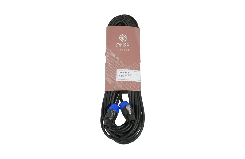 Onsei ON-SC4100 Καλώδιο ηχείου 4-pin Speakon - 4-pin Speakon 10m
