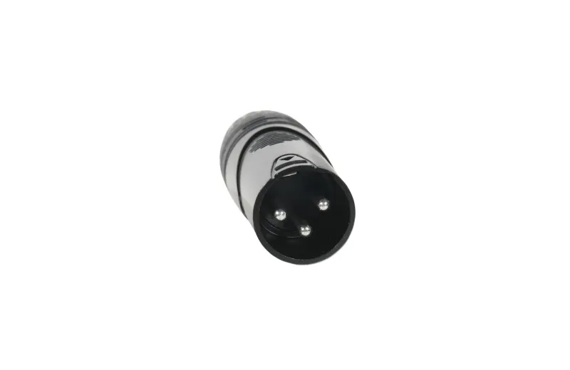 Onsei ON-D32 Βύσμα 3-pin XLR Αρσενικό - Χρώμα Μαύρο