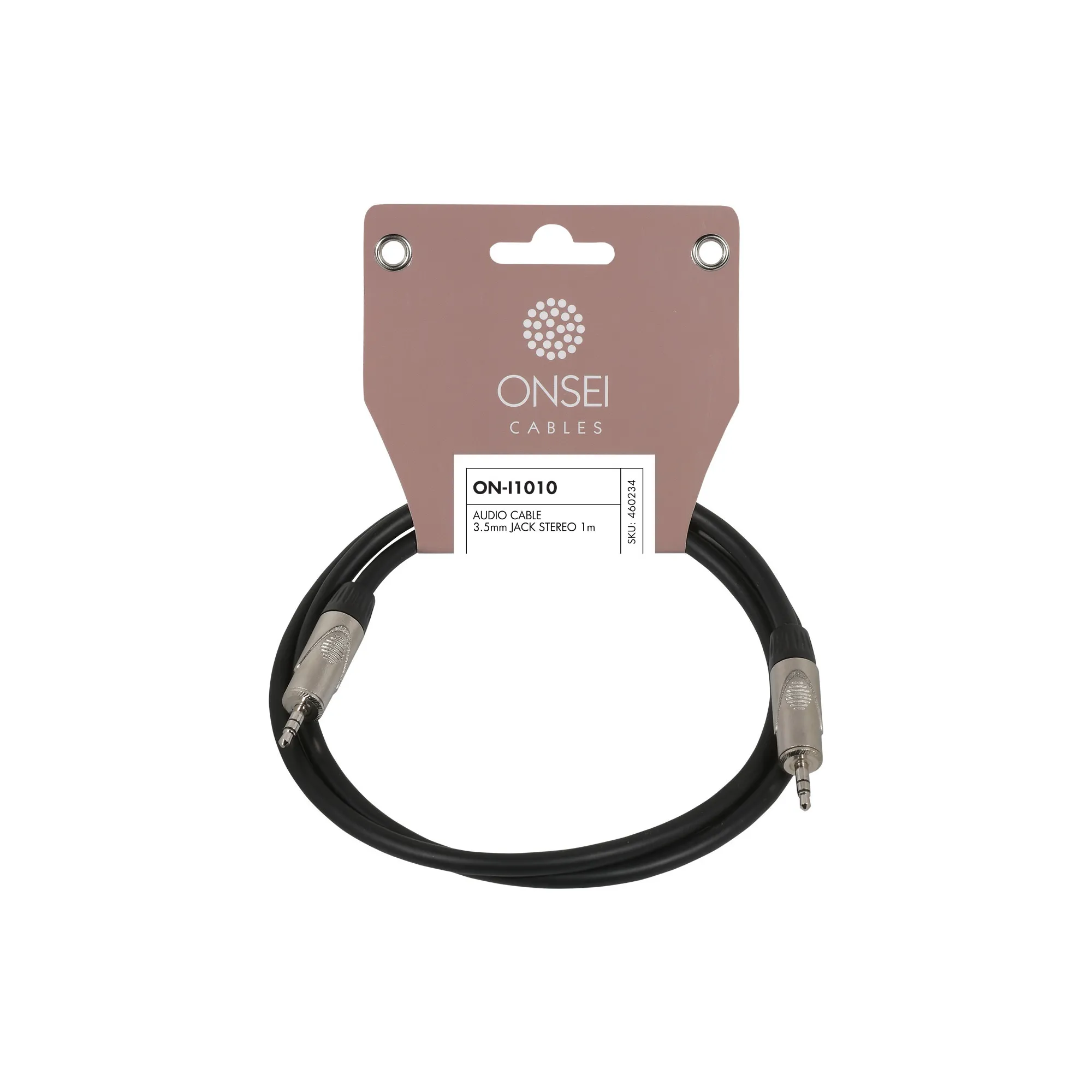 Onsei ON-I1010 Audio Cable 3.5mm mini Jack Stereo - 3.5mm mini Jack Stereo 1m