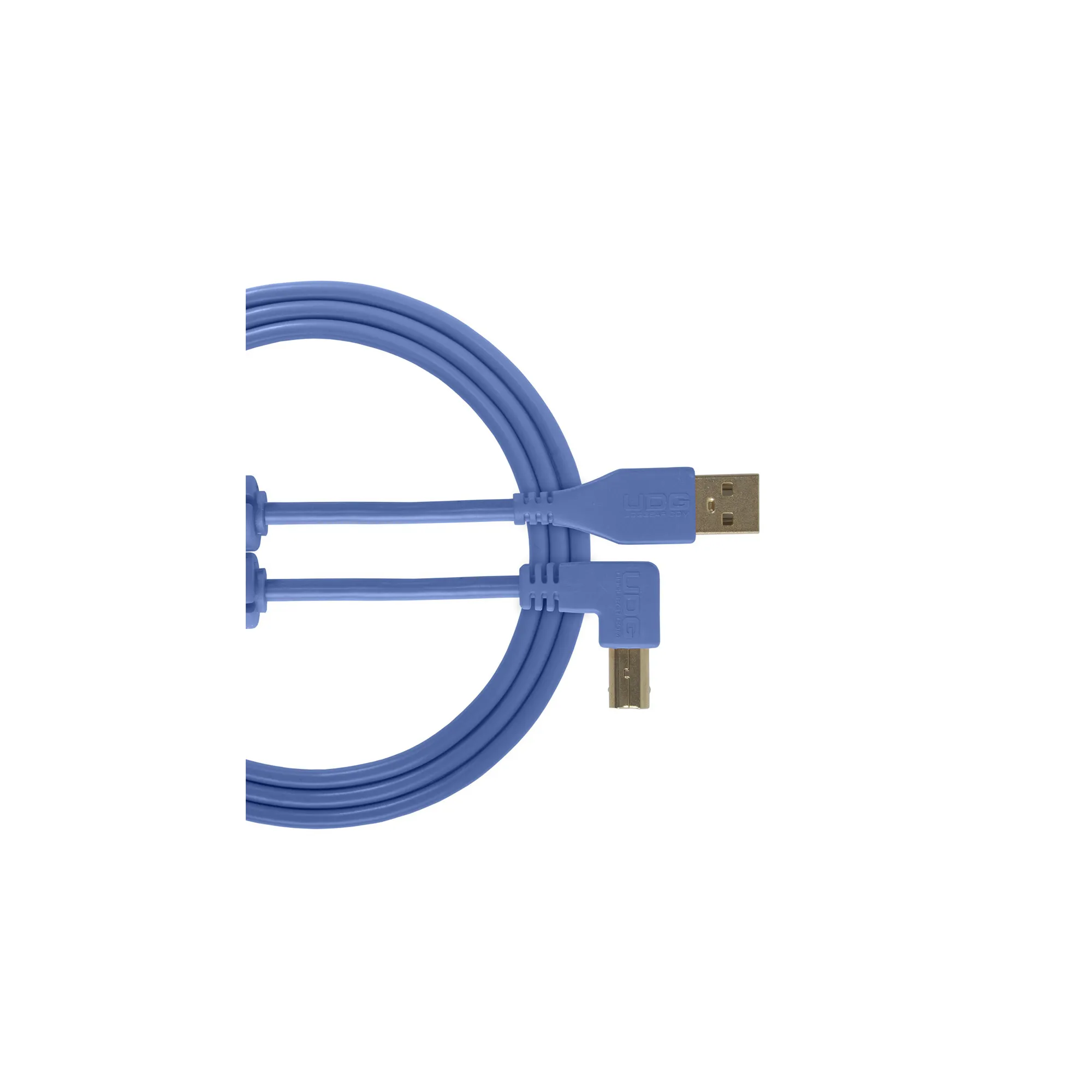 UDG U95006LB Ultimate Audio Cable USB 2.0 A-B Blue Angled 3m