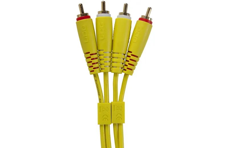 UDG U97001YL Ultimate Audio Cable RCA - RCA Κίτρινο Ίσιο 1.5m