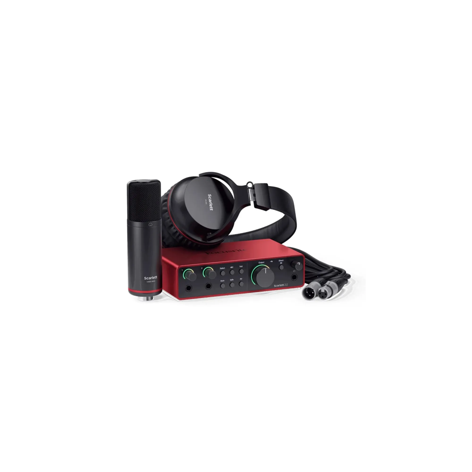 Focusrite 2I2 4TH GEN + Μικρόφωνο + Ακουστικά