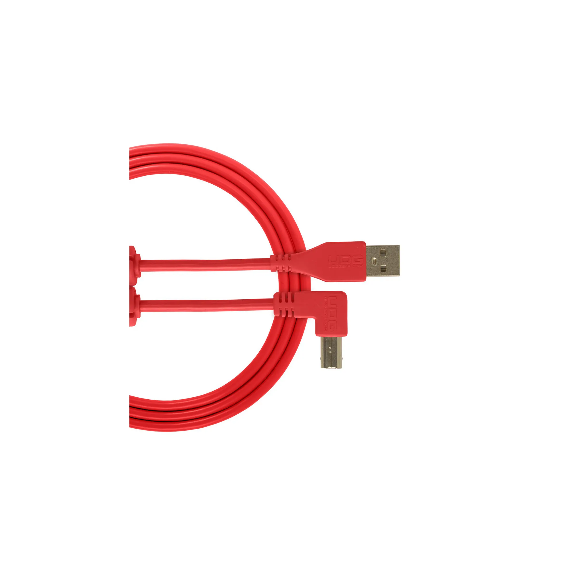 UDG U95006RD Ultimate Audio Cable USB 2.0 A-B Red Angled 3m