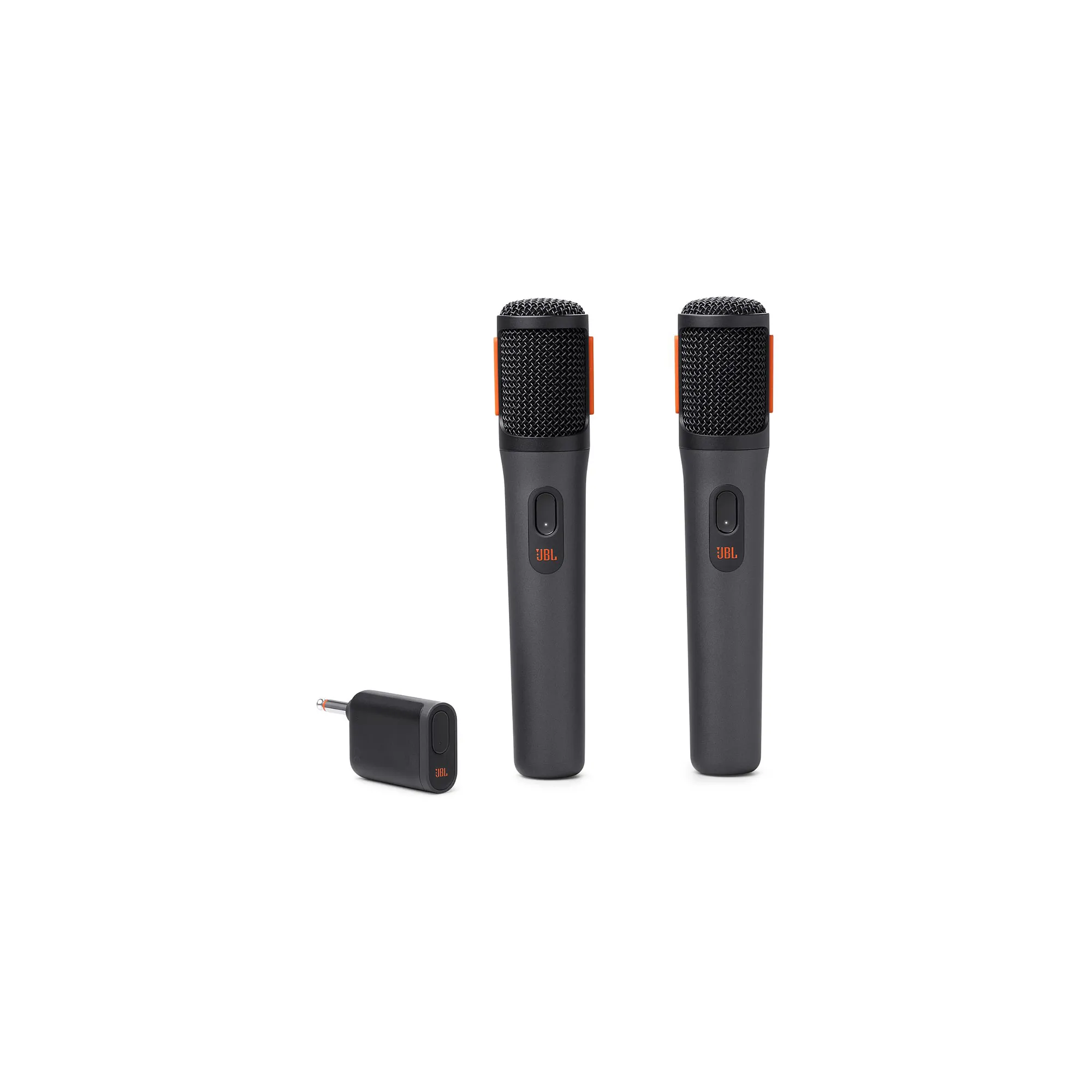 JBL Wireless Mic x 2 & Dongle Receiver 6.35Mm Head Jack Black