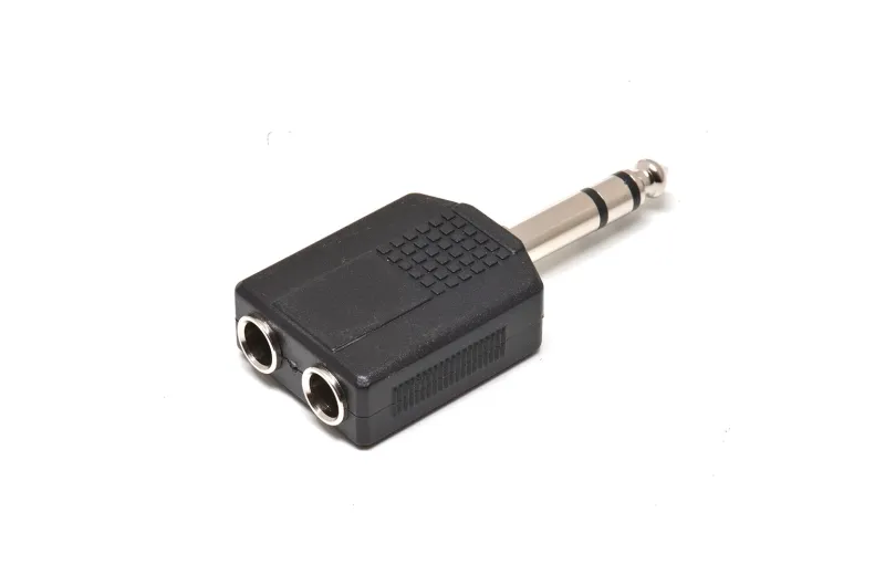 Onsei ONY-7172 6,3 mm Stereo Jack Male - 2 x 6,3 mm Jack Female
