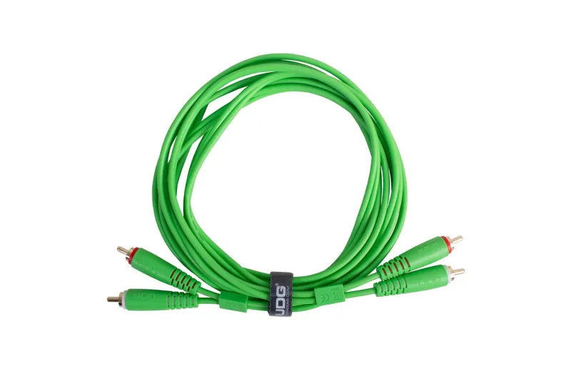 UDG U97003GR Ultimate Audio Cable RCA - RCA Πράσινο Ίσιο 3m