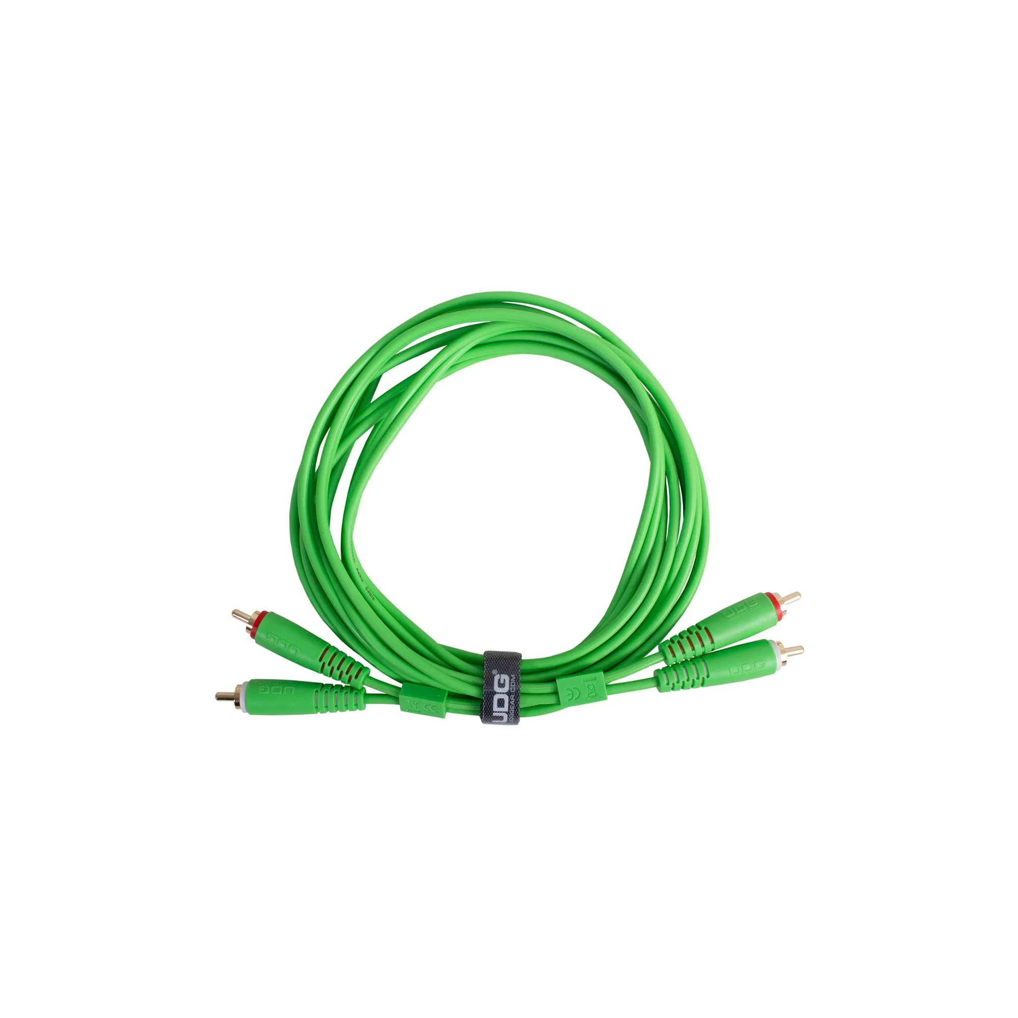 UDG U97003GR Ultimate Audio Cable RCA - RCA Πράσινο Ίσιο 3m