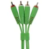 UDG U97003GR Ultimate Audio Cable RCA - RCA Πράσινο Ίσιο 3m