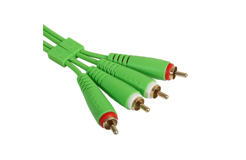 UDG U97003GR Ultimate Audio Cable RCA - RCA Πράσινο Ίσιο 3m