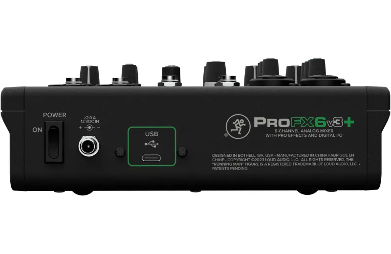 Mackie ProFX6v3+ Αναλογική Κονσόλα Ήχου