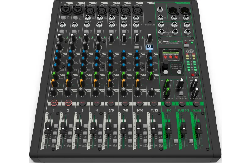 Mackie ProFX12v3+ Analog Mixers with enhanced Fx