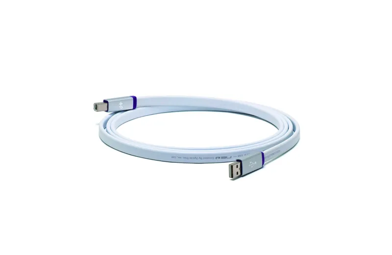 Oyaide D+ Usb 2.0 Class S 2.0m Λευκό Ίσιο 2m