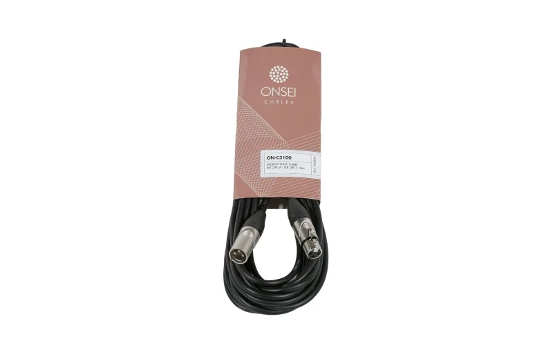 Onsei ON-C3100 Microphone Cable 3-pin XLR Male - 3-pin XLR Female 10m