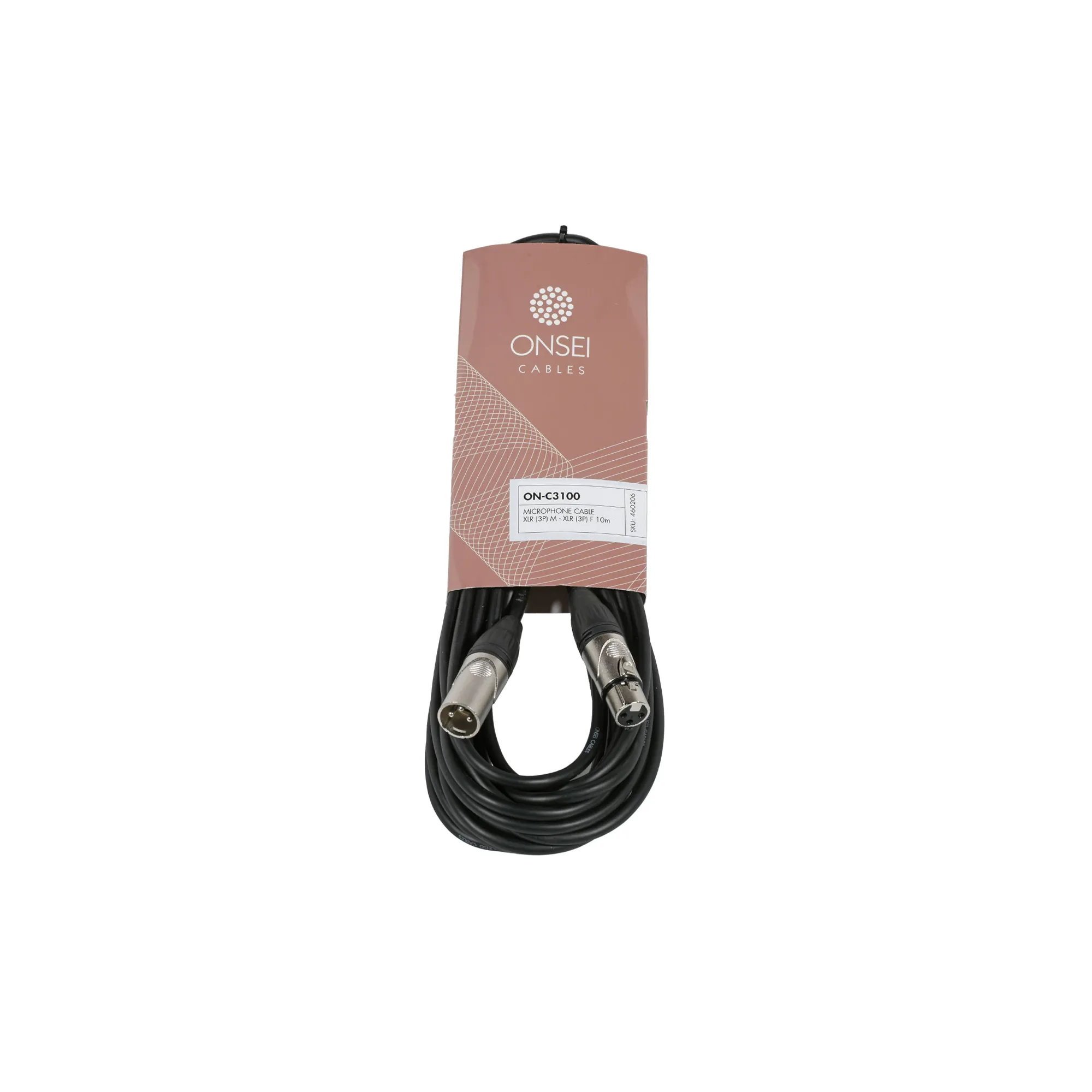 Onsei ON-C3100 Microphone Cable 3-pin XLR Male - 3-pin XLR Female 10m