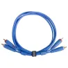 UDG U97003LB Ultimate Audio Cable RCA - RCA Μπλε Ίσιο 3m