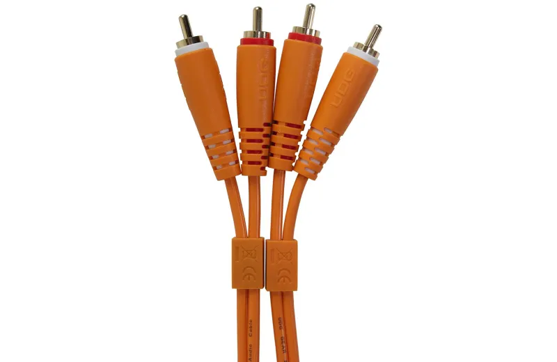UDG U97001OR Ultimate Audio Cable RCA - RCA Πορτοκαλί Ίσιο 1.5m