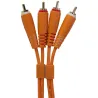 UDG U97001OR Ultimate Audio Cable RCA - RCA Πορτοκαλί Ίσιο 1.5m