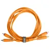 UDG U97003OR Ultimate Audio Cable RCA - RCA Πορτοκαλί Ίσιο 3m