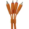 UDG U97003OR Ultimate Audio Cable RCA - RCA Πορτοκαλί Ίσιο 3m