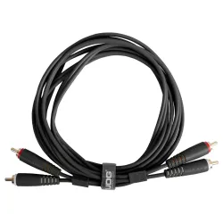 UDG U97003BL Ultimate Audio Cable RCA - RCA Μαύρο Ίσιο 3m