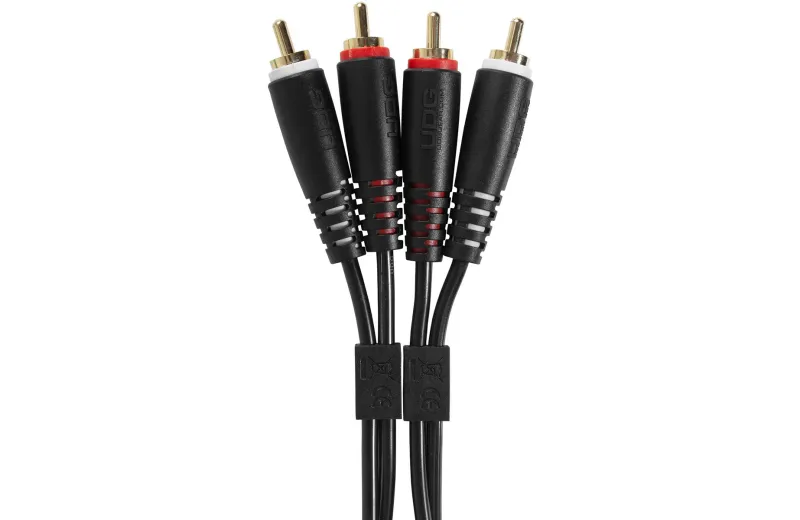 UDG U97003BL Ultimate Audio Cable RCA - RCA Μαύρο Ίσιο 3m