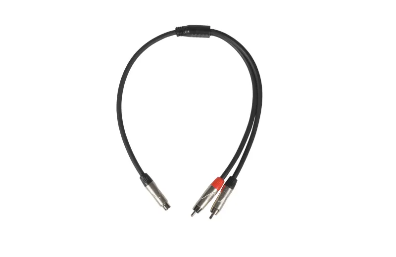 Onsei ON-Y222105 Audio Cable 2 x RCA Male to RCA  Female 0.5m