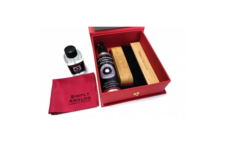 Simply Analog Vinyl Record Cleaning Boxset Deluxe Edition - Κόκκινο
