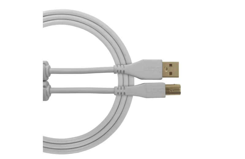 UDG U95003WT Ultimate Audio Cable USB 2.0 A-B White Straight 3mUltimate Audio Cable USB 2.0 A-B White Straight 3m